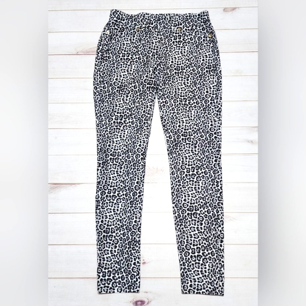 Michael Michael Kors Textured Animal Print Pants Small - New Without Tags